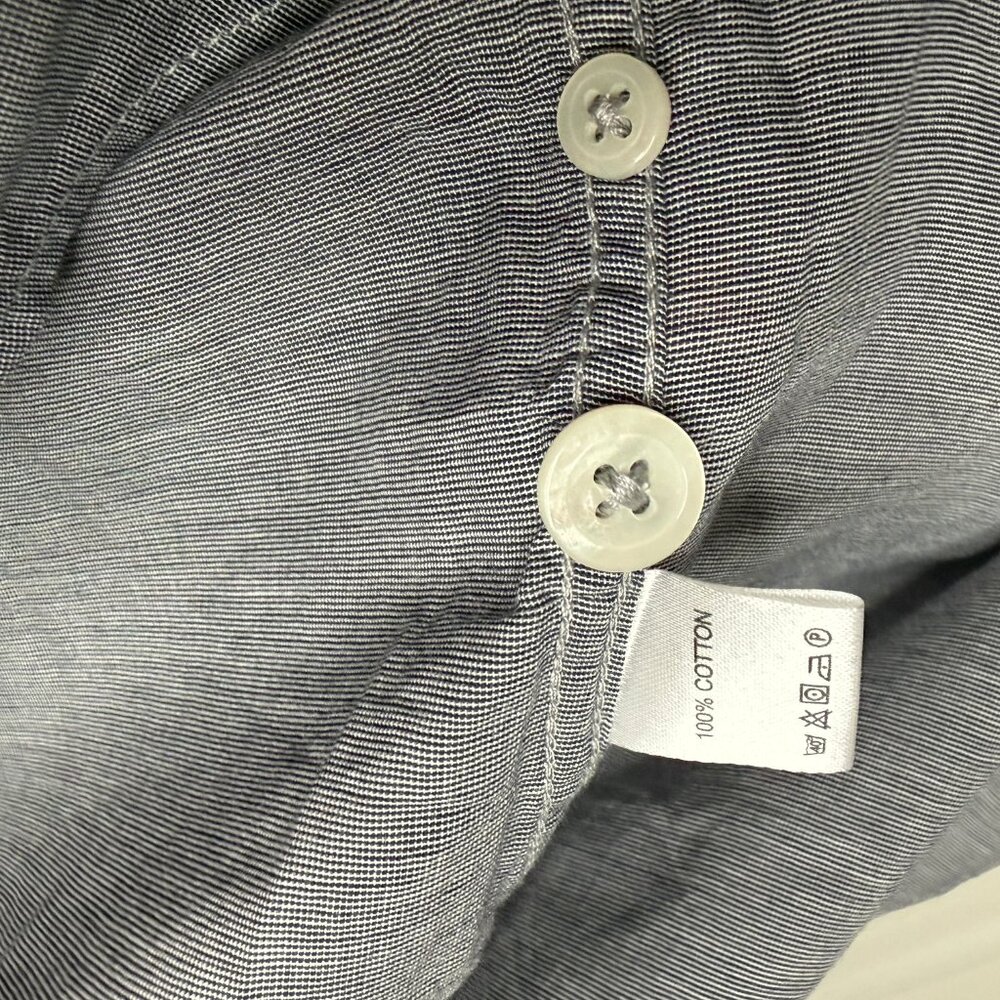 Todd Snyder Summerweight Favorite Shirt in Chambray Blue NWT - Picture 8 of 9